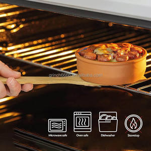 Juego de Cuencos de Barro <span class=keywords><strong>Mexicano</strong></span> para Cocinar, Olla de Barro para Cocinar Platos Tradicionales Mexicanos, Utensilios de Cocina de Terracota Antigua - Product Image 5