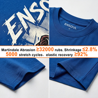 Fabricant de T-shirts à Marque Blanche – T-shirt Personnalisé Lavé à Manches Courtes, T-shirt Homme Col Rond Épais avec Impression DTG Style High Street