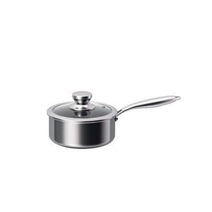 Batterie de cuisine moderne en acier inoxydable triple couche antiadhésive alvéolée, comprenant des marmites de 20/24/<span class=keywords><strong>28</strong></span>/32 <span class=keywords><strong>cm</strong></span>, une marmite peu profonde de <span class=keywords><strong>28</strong></span> <span class=keywords><strong>cm</strong></span> et couvercle en verre - Product Image 4