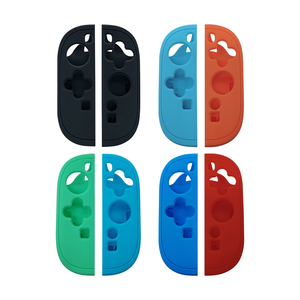 Mehrfarbige Silikonkautschuk-Abdeck schale Links Rechts <span class=keywords><strong>Controller</strong></span>-Gehäuse für <span class=keywords><strong>Nintendo</strong></span> <span class=keywords><strong>Switch</strong></span> 2 JoyCon für Switch2-Gaming-Zubehör - Product Image 1