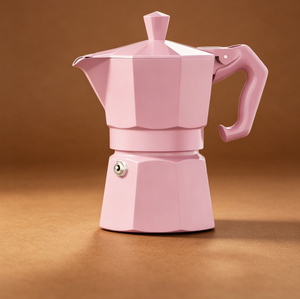 Cafetière <span class=keywords><strong>italienne</strong></span> moderne rose 3 tasses avec une capacité de 0,5 L - Product Image 4