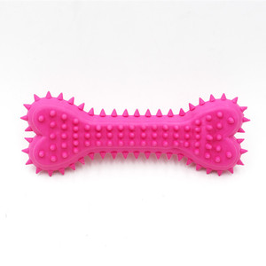 TPR de goma resistente a mordeduras Pequeño <span class=keywords><strong>amor</strong></span> hueso perro juguete diente molienda interactivo perro juguete - Product Image 5