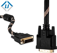 2560*1600 DVI-D macho a macho Cable DE Video DVI 24 + 1 de enlace Dual 1,8 M de alta velocidad DVI cable