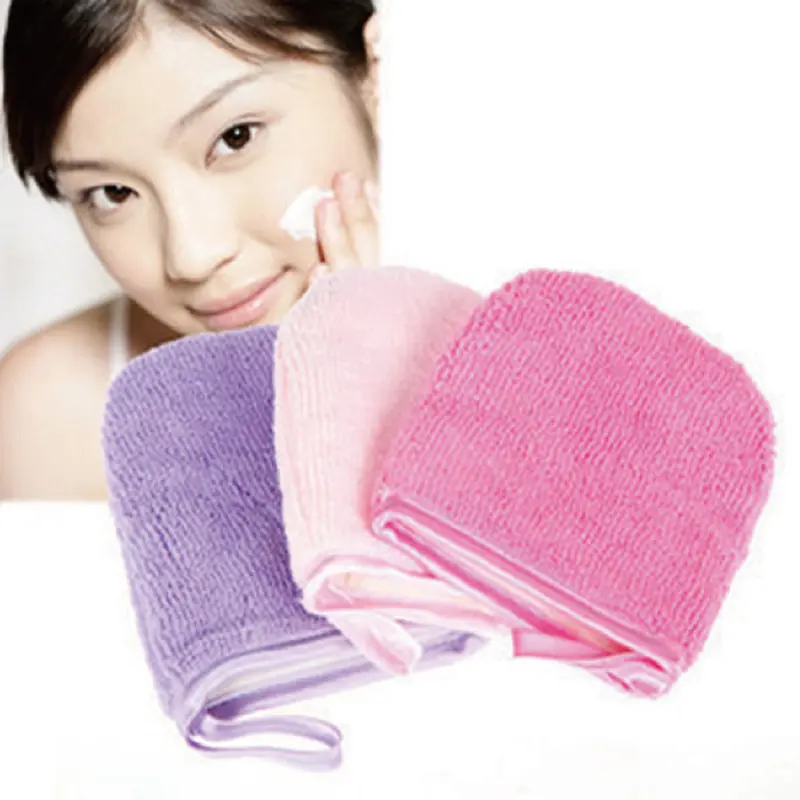 Makeup Remover Microfiber Cosmetische Handschoen/Facial Mitts