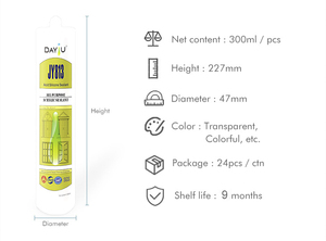 <span class=keywords><strong>JAYO</strong></span> Mastic silicone acétique 100% alcoxy de qualité supérieure pour calfeutrage de fenêtres et verre, adhésif polyvalent OEM - Product Image 5