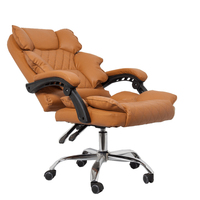 Chaise de bureau ergonomique de haute qualité en cuir confortable, prix d'usine en gros, chaise de bureau pour gamer