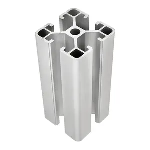 Industrial plants Silver Anodized Aluminum Profile Aluminum Extrusion Profile 4040 Aluminium