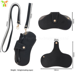 Elegante Custodia in Pelle per Occhiali da Sole Estivi, Portatile e Appendibile, Clip per Occhiali da Sole da Collo - Product Image 6