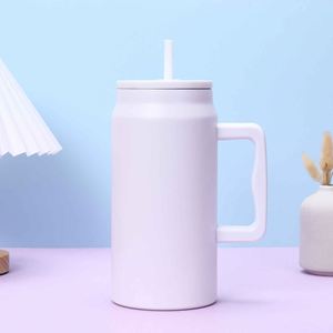 Stainless Steel Tumbler With Straw Double Wall Vacuum Insulated Travel Mug 12-24 Hours Thermal Keep Hot Cold - Product Image 6