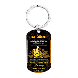 Cadeaux de fille inspirants de maman <span class=keywords><strong>à</strong></span> ma fille <span class=keywords><strong>porte</strong></span>-clés Love Mom <span class=keywords><strong>à</strong></span> ma fille <span class=keywords><strong>porte</strong></span>-clés de maman et papa - Product Image 6