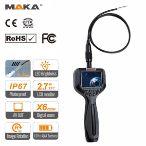 Endoscope industriel portable HD MAKA en promotion, caméra <span class=keywords><strong>d</strong></span>'<span class=keywords><strong>inspection</strong></span> flexible étanche IP67 pour la réparation <span class=keywords><strong>de</strong></span> moteurs <span class=keywords><strong>de</strong></span> voitures et <span class=keywords><strong>de</strong></span> tuyaux - Product Image 1