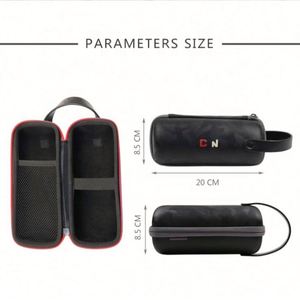 Étui rigide personnalisé pour haut-parleur, sac de transport et de rangement pour haut-parleur, étanche, en EVA noir, compatible avec FLIP 5 - Product Image 5