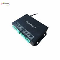 Contrôleur esclave H801RC pour jeu en ligne avec carte SD, 8*1024 pixels LED Pixel SPI RGB RGBW DMX