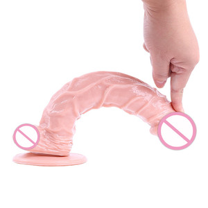 Bestseller Riesiger Stoßender Dong-Massagestab Aufkleber-Dildo für Frauen Großer Realistischer Penis Frauen-<span class=keywords><strong>Massage</strong></span> Sexspielzeug - Product Image 4