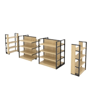 Porte-livre en bois, présentoir pour les fruits, Design de supermarché, papeterie, vente en gros - Product Image 5
