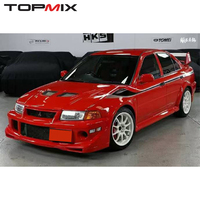 Kit de Carrocería Estilo OEM para Mitsubishi Lancer Evolution VI EVO 6, Parachoques Delantero, Guardabarros, Faldones Laterales, Pasos de Rueda, Parachoques Trasero, Alerón Trasero