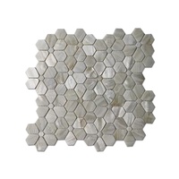 Coquillage Sol Dosseret Nacre Carrelage Mural Coquillage Blanc Carreaux de Mosaïque Usine de Thaïlande