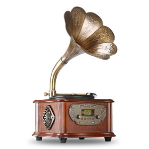 V-डिंग VD-364 कारखाना अनुकूलन पोर्टेबल विंटेज ग्रामोफोन रेट्रो शैली सबवूफर स्पीकर ब्लूटूथ रिकॉर्ड प्लेयर - Product Image 6