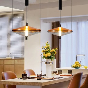 โคมไฟทรงจานบินสไตล์อิตาเลียนโมเดิร์นมินิมอล ดีไซน์นอร์ดิกสุดยูนีค เหมาะสำหรับห้องนั่งเล่น/ห้องรับประทานอาหาร ร้านอาหาร โคมไฟระย้าธีมพิเศษ - Product Image 2