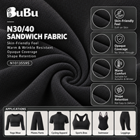 Tissu tricoté 290 g/m² 70 % nylon 30 % élasthanne, 160 cm, haute extensibilité, non transparent, textile teint