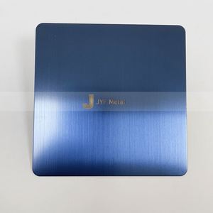 EX571 Hairline <b>Brushed</b> Stainless Steel Decorative <b>Plate</b> Bending Cutting 0.5-0.8mm Thickness for Architectural Interior Wall - Product Image 1