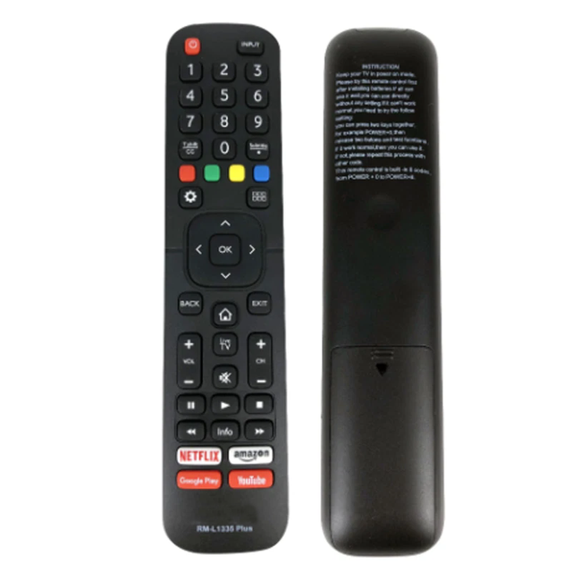New HUAYU RM-L1335 Plus Universal 433MHz TV Remote Control with 8 Meter Range for Hisense EN2B27/EN2BB27H