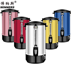 Hervidor de Agua Eléctrico de Acero Inoxidable de Doble Pared WINNERS, Colores Personalizables, 16L 25L 30L, Control de Perilla, Urna Grande para Café - Product Image 1