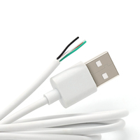 Prix usine personnalisé 4C câble USB pur cuivre mâle à NC fin type-c extrémité ouverte queue de cochon pour une utilisation sur ordinateur