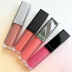 LED Light Lipgloss With Mirror Customized Logo High Quality Vegan Waterproof <b>Liquid</b> Lipstick Non-Sticky Empty Lip Gloss Tubes - Product Image 2