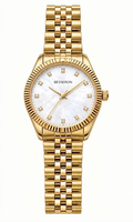 Nouvelle arrivée, montre élégante, cadran en nacre, moissanite, montre pour femme, 32 mm, boîtier en acier inoxydable, montres à quartz japonaises