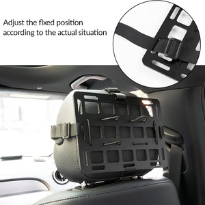 Car Visor Organizer MOLLE Panel ABS Material Tactical <b>Storage</b> For Vehicle Interior Gadgets - Product Image 2