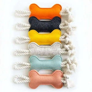 2026 Hot Sale Chroma Dog Teeth-grinding Bone Stick Relief Pet Nibbling Knot <b>Toy</b> Wear Resistant Training Rope Knot Dog <b>Toy</b> - Product Image 1