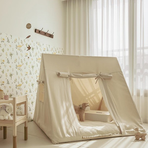 Tente de jeu sportive en coton unisexe pour enfants de 2 à 7 ans, grand <span class=keywords><strong>tipi</strong></span> pour garçons et filles - Product Image 2