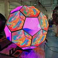 Écran LED hexagonal sur mesure, panneau vidéo couleur, enseigne hexagonale, affichage LED hexagonal pour la décoration, publicité vidéo