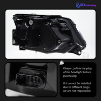 2 Faros Delanteros AKD para VW Amarok, Lentes de Proyector, 2010-2020, con Señal Animada, Accesorio Automotriz