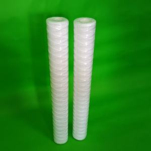 China Cartucho Filtro Alambre Polipropileno 5 20 40 Pulgadas 1 200 Micron 5 20 Um Algodón PP Hilo Agua Cuerda Herida Cartucho de filtro - Product Image 1