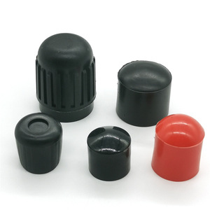 Protège-pieds noirs en tube rond de la série PE Shi Hong pour meubles, bureaux, chaises – Protection d'étanchéité - Product Image 3