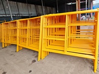 Échafaudage en acier inoxydable à assemblage rapide pour support de façade, échafaudage en H