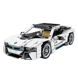 HW jouets 625 pièces briques techniques rampage mécanique de luxe coupe I8 bloc modèle de voiture blocs de construction ensembles pour enfants - Product Image 1