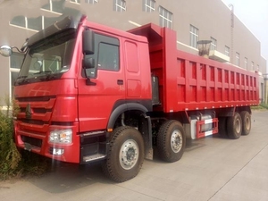 รถบรรทุกฮาวโอ 8x4 ยูโร 2 ดีเซล รถบรรทุกขนาดเล็กใหม่สำหรับงานเหมือง รถดัมพ์ 10 ล้อ รถบรรทุกเทท้าย 11-20 ตัน พวงมาลัยซ้าย กล้องมองหลัง 251-350 แรงม้า 6-8 ลิตร - Product Image 6