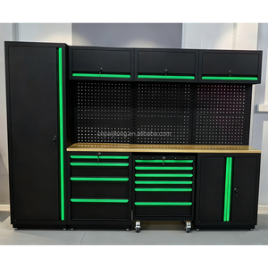Tool Cabinets Mobile Heavy Duty Workshop Storage <strong>Metal</strong> <strong>WorkBench</strong> Mobile Tool Trolley Workstation Combination Tool Chest - Product Image 6