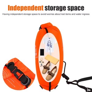 Boya Inflable para Natación, Bolsa Impermeable <span class=keywords><strong>de</strong></span> PVC con Doble Cámara <span class=keywords><strong>de</strong></span> Aire y Cinturón para Deportes Acuáticos - Product Image 4
