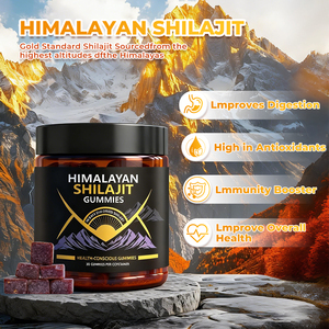 Gommose di Shilajit Biologico Premium, 30 Pezzi, Senza Zucchero, <span class=keywords><strong>Integratore</strong></span> Vegano, Supporta Digestione, Immunità e Salute Generale, OEM ODM - Product Image 2