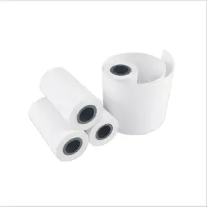 Thermal Paper Roll Cheap Quality Factory Cash Printer Paper Rolls 57*40mm/57*50mm Single POS Machine ATM Machine 100% Wood Pulp