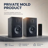 Nouveauté 2026 : Enceintes d'étagère Samtronic originales à audio haute résolution, avec woofer de 6,5 pouces, moniteur de studio amplifié /USB/