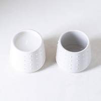 Jingyuanwang — bougie parfumée, pot de bougie en céramique, personnalisable, contenant en cône en porcelaine, pour Pots de fleurs