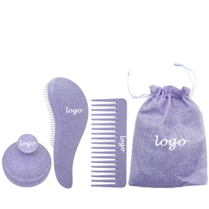 Nhà Sản Xuất Bán Hàng Trực Tiếp Tóc Bộ Lược, Thân Thiện Với Môi Trường, Phân Hủy Sinh Học, Chất Lượng Cao Rơm Chất Liệu Bàn Chải Tóc - Product Image 2