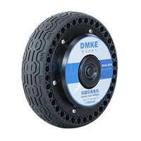 Moteur servo à moyeu de roue BLDC personnalisé de 6,5 pouces, 36 V CC, 180 W, 7 N.m, IP65, avec pneu en caoutchouc et encodeur 4096 fils pour robot d'inspection