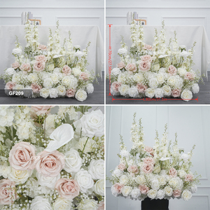 Realistic <b>Artificial</b> Silk Aisle <b>Flowers</b> for Wedding Christmas Graduation Valentine's Day-Handmade Customizable Size Floor Decor - Product Image 3