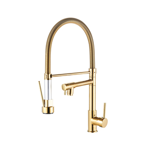 Пружинный двухсторонний кухонный кран с выдвижным распылителем - Product Image 2